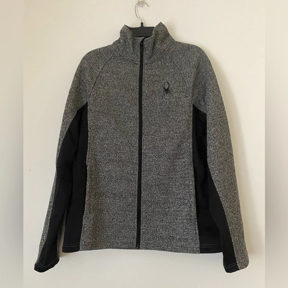 𝅺Men’s Spyder Stellar Full Zip Textured Jacket NWT - Picture 4 of 16